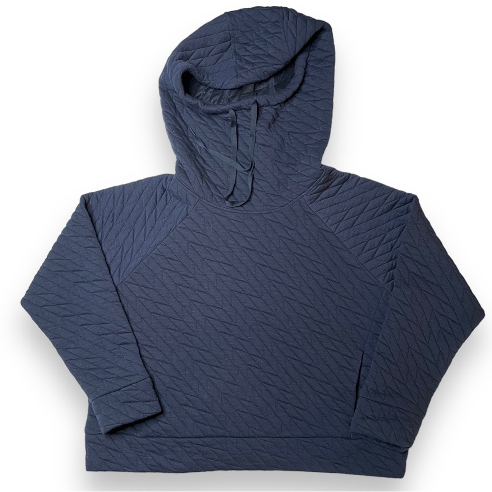 Gap Jacquard Quilted Oversized Pullover Sweatshir… - image 1
